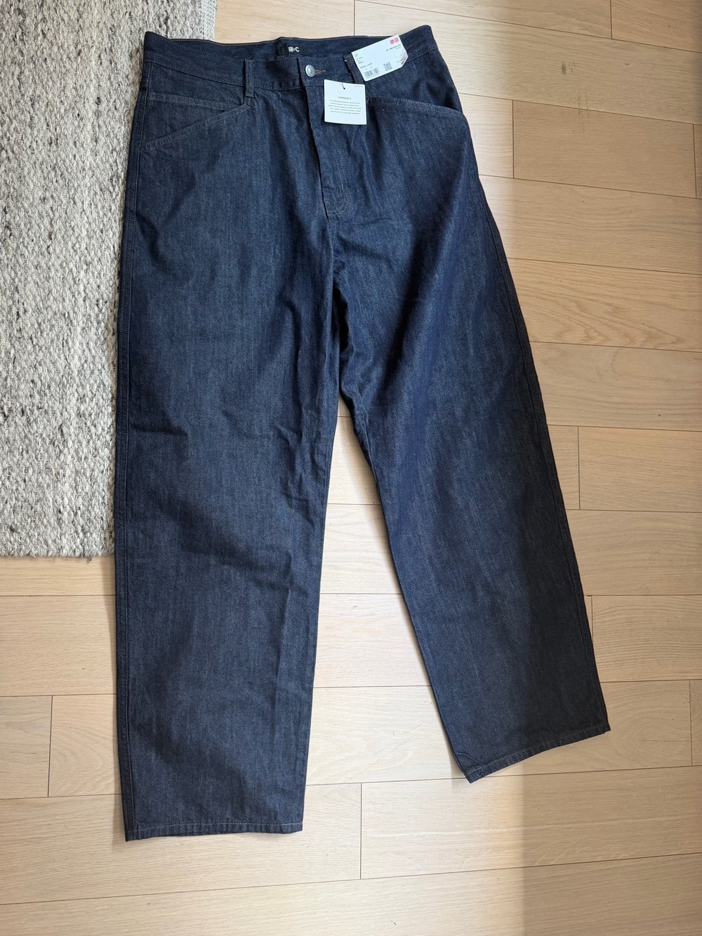 NWT Uniqlo Mens Barrel Jeans